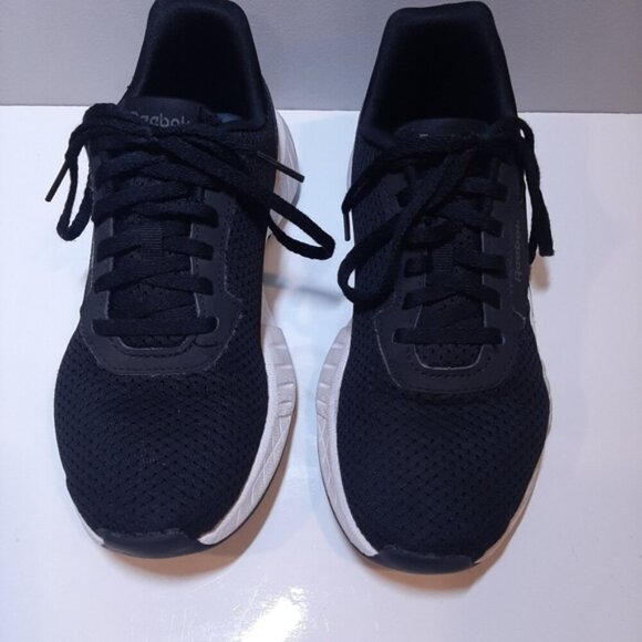 Reebok Lite Plus 2.5 Running Shoes Lace Up Sporty Athletic Mesh Black - Picture 5 of 13